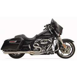 PartzBiz HD DS18002200 - Bassani Stainless Road Rage III 2 into 1 Short Straight Muffler Harley 17-19 FLH 1F28SS PartzBiz HD DS18002200 - Bassani Stainless Road Rage III 2 into 1 Short Straight Muffler Harley 17-19 FLH 1F28SS