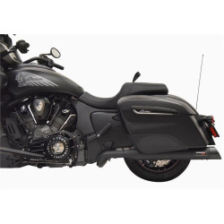 PartzBiz HD DS18102809 - Bassani Xhaust 8H16SB Black 4" True Duals Slip-On Mufflers Indian Challenger '20 PartzBiz HD DS18102809 - Bassani Xhaust 8H16SB Black 4" True Duals Slip-On Mufflers Indian Challenger '20