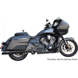 PartzBiz HD DS18102808 - Bassani Xhaust 8H16SB Chrome 4" True Duals Slip-On Mufflers Indian Challenger 20 PartzBiz HD DS18102808 - Bassani Xhaust 8H16SB Chrome 4" True Duals Slip-On Mufflers Indian Challenger 20