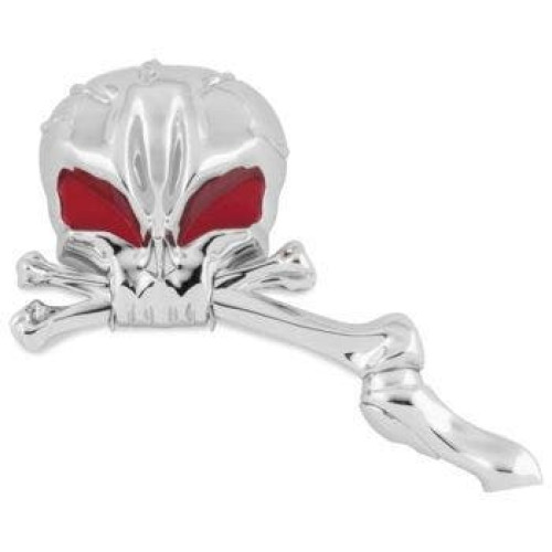 PartzBiz HD: 4422424-Biker's Choice 18-434 Chrome Skull Mirror with Black Eyes Pair 65-18 Harley 488743 PartzBiz HD: 4422424-Biker's Choice 18-434 Chrome Skull Mirror with Black Eyes Pair 65-18 Harley 488743
