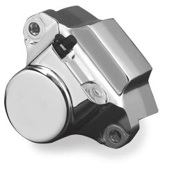 PartzBiz HD TR601732 - Biker's Choice Chrome Rear Brake Caliper & Bracket สำหรับ '02-'07 Harley FLT |