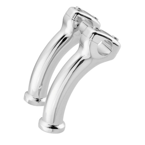 PartzBiz HD: 4422367-Bikers Choice Chrome Softail Deuce Pullback Riser ชุดสำหรับ Harley FXSTD 00-07 PartzBiz HD: 4422367-Bikers Choice Chrome Softail Deuce Pullback Riser ชุดสำหรับ Harley FXSTD 00-07