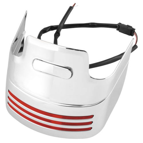 PartzBiz HD: 4422345-Bikers Choice เลนส์ควัน LED Tri Bar ไฟวิ่งสำหรับ Harley Street Glide 06-09 | 160880
