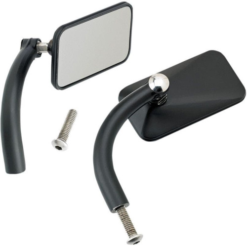PartzBiz HD: 4422116-Biltwell Black Square Utility Mirrors Perch Mount for Harley Metric Custom (pr) | UP-REC-HD-BK PartzBiz HD: 4422116-Biltwell Black Square Utility Mirrors Perch Mount for Harley Metric Custom (pr) | UP-REC-HD-BK