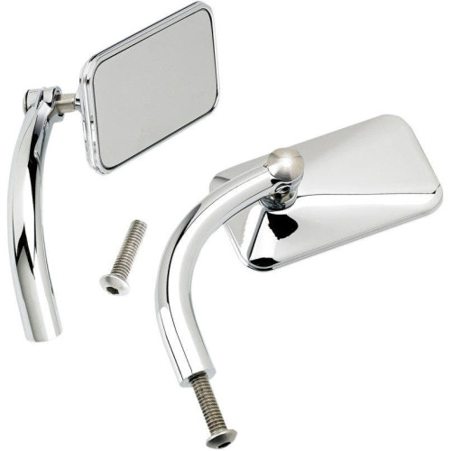PartzBiz HD: 4422035-Biltwell Chrome Square Utility Mirrors Perch Mount 4 Harley Metric Custom (pr) | UP-REC-HD-CP PartzBiz HD: 4422035-Biltwell Chrome Square Utility Mirrors Perch Mount 4 Harley Metric Custom (pr) | UP-REC-HD-CP