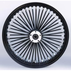 PartzBiz HD CL-MW37-724-N - Black/Black Ultima 48 Fat King Spoke 21 x 3.5 Front Dual Disc Wheel Harley 08-19 37-724 Touring Bagger Dresser FLHT FLHX FLHR FLTR Electra Street Road Glide King Ultra Limited Classic PartzBiz HD CL-MW37-724-N - Black/Black Ultima 48 Fat King Spoke 21 x 3.5 Front Dual Disc Wheel Harley 08-19 37-724 Touring Bagger Dresser FLHT FLHX FLHR FLTR Electra Street Road Glide King Ultra Limited Classic