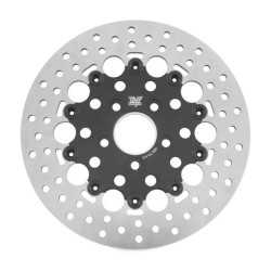 PartzBiz HD TR666839 - จานดิสก์เบรกหลังลอย 11.5 นิ้วสีดำ 1400RB Harley Touring Softail Dyna 84-17