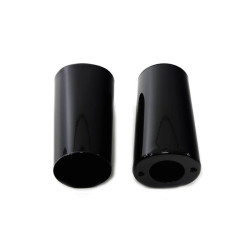 PartzBiz HD VT24-1752 - Black Fork Slider Cover OE Repl 45591-02 Harley Touring 49-84 Softail 86-17
