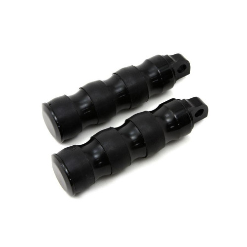 PartzBiz HD: 4421918-Black Three Band Style Footpeg Set Male Mount Harley-Davidson 27-1074 PartzBiz HD: 4421918-Black Three Band Style Footpeg Set Male Mount Harley-Davidson 27-1074