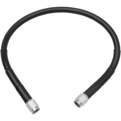 PartzBiz HD: 4421880-Drag Universal Black Vinyl 76" Stainless Steel Brake Line w/ AN-3 Fittings Ends | 1741-2745 PartzBiz HD: 4421880-Drag Universal Black Vinyl 76" Stainless Steel Brake Line w/ AN-3 Fittings Ends | 1741-2745