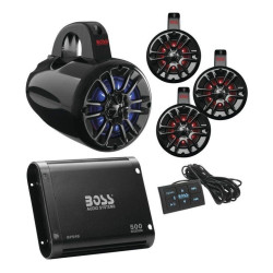 PartzBiz HD WP63-8323 - Boss Audio Systems ชุดเครื่องเสียง RGB ที่ควบคุมจากระยะไกลด้วย Bluetooth สากล UNI4RGB