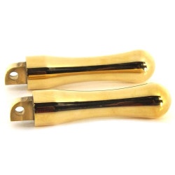 PartzBiz HD VT27-0777 - Brass Contour Foot Peg Set Male Clevis Harley Dyna Sportster Softail 27-0777 PartzBiz HD VT27-0777 - Brass Contour Foot Peg Set Male Clevis Harley Dyna Sportster Softail 27-0777