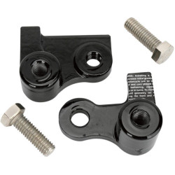 PartzBiz HD B28-22007 - Burly Brand B28-22007 Black Rear Lowering Blocks Kit For Harley Dyna Glide 06-17 PartzBiz HD B28-22007 - Burly Brand B28-22007 Black Rear Lowering Blocks Kit For Harley Dyna Glide 06-17