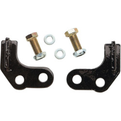 PartzBiz HD B28-260 - Burly Black Rear Lowering Blocks Kit For Harley Sportster Xl 00-03 | B28-260