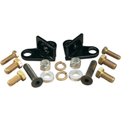 PartzBiz HD B28-275 - Burly Black Rear Lowering Blocks Kit For Harley Touring FLH/T 85-96 B28-275 771074 DS-221443