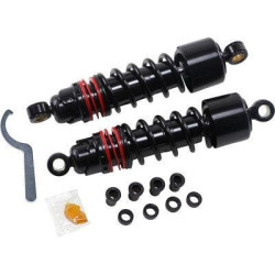 PartzBiz HD B28-1206B - Burly Brand B28-1206B Black 11.5" Slammer Plus Lowering Shocks Harley XL 04-Up