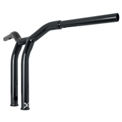 PartzBiz HD B12-6052B - Burly Brand Gloss Black Dominator Bars Raked 12 Rise Internal Wiring Harley Fit PartzBiz HD B12-6052B - Burly Brand Gloss Black Dominator Bars Raked 12 Rise Internal Wiring Harley Fit