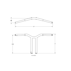 PartzBiz HD B12-6073B - Burly Brand Gloss Black Dominator Bars Straight 12 Rise Internal Wiring Harley Fit PartzBiz HD B12-6073B - Burly Brand Gloss Black Dominator Bars Straight 12 Rise Internal Wiring Harley Fit
