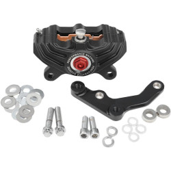 PartzBiz HD PM0052-4009-SMB - Performance Machine PM Black Ops Vintage Single Front Brake Caliper Harley 13" | 0052-4009-SMB PartzBiz HD PM0052-4009-SMB - Performance Machine PM Black Ops Vintage Single Front Brake Caliper Harley 13" | 0052-4009-SMB