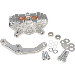 PartzBiz HD PM0052-4009-CH - Performance Machine PM Chrome Vintage Single Front Brake Caliper Harley 13" | 0052-4009-CH PartzBiz HD PM0052-4009-CH - Performance Machine PM Chrome Vintage Single Front Brake Caliper Harley 13" | 0052-4009-CH