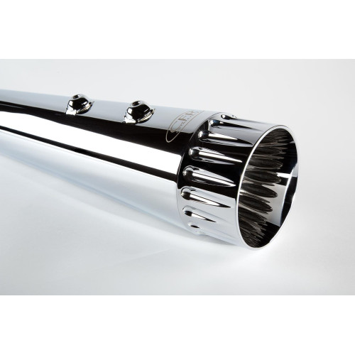 PartzBiz HD: 4421384-Cary Faas CFR 4 1/2 ” ท่อเก็บเสียงทรงเรียวแบบ Chrome Fluted / Fluted สำหรับรุ่น Touring ของ Harley | FL008DFC PartzBiz HD: 4421384-Cary Faas CFR 4 1/2 ” ท่อเก็บเสียงทรงเรียวแบบ Chrome Fluted / Fluted สำหรับรุ่น Touring ของ Harley | FL008DFC