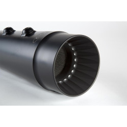 PartzBiz HD CFR-FLH002FB - Cary Faas CFR 4 1/2 ” ท่อเก็บเสียงเมกะโฟนทรงเรียวสีดำเรียบ / ร่องสำหรับรุ่น Touring ของ Harley | CFR-FL002FB PartzBiz HD CFR-FLH002FB - Cary Faas CFR 4 1/2 ” ท่อเก็บเสียงเมกะโฟนทรงเรียวสีดำเรียบ / ร่องสำหรับรุ่น Touring ของ Harley | CFR-FL002FB