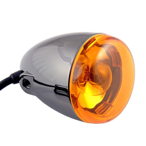 PartzBiz HD: 4421368-Chris Products 8500A-BN Black Nickel Amber Bullet Style Universal 12V Motorcycle Turn Signal Assembly Individual Light Blinker Flasher Orange Harley Metric Custom Power Sports PartzBiz HD: 4421368-Chris Products 8500A-BN Black Nickel Amber Bullet Style Universal 12V Motorcycle Turn Signal Assembly Individual Light Blinker Flasher Orange Harley Metric Custom Power Sports