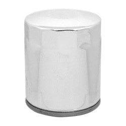 PartzBiz HD 22-250 - Chrome 10 Micron Oil Filter Harley Big Twin Cam Milwaukee M8 M-Eight Repl 63798-99 - Each replacement PartzBiz HD 22-250 - Chrome 10 Micron Oil Filter Harley Big Twin Cam Milwaukee M8 M-Eight Repl 63798-99 - Each replacement