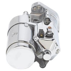 PartzBiz HD MW70-226 - Chrome 2.0kw Top Post Thunderfire Heavy Duty Starter HD 89-06 Big Twin 70-226