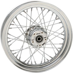 PartzBiz HD DS02030534 - ล้อหน้า Chrome 40 Spoke Laced 16” Repl 40960-00 Harley 00-07 FLH/T PartzBiz HD DS02030534 - ล้อหน้า Chrome 40 Spoke Laced 16” Repl 40960-00 Harley 00-07 FLH/T