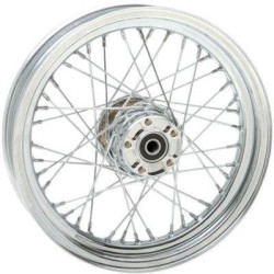 PartzBiz HD DS02040423 - ล้อหลัง Chrome 40 Spoke Laced 16 ” Harley 00-06 Softail Dyna 40700-03 W/O ABS Softail สุดยอดขอบล้อใหม่ อัปเกรดอะไหล่ chopper bobber แบบกำหนดเอง PartzBiz HD DS02040423 - ล้อหลัง Chrome 40 Spoke Laced 16 ” Harley 00-06 Softail Dyna 40700-03 W/O ABS Softail สุดยอดขอบล้อใหม่ อัปเกรดอะไหล่ chopper bobber แบบกำหนดเอง