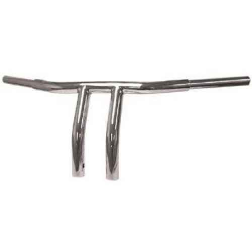 PartzBiz HD: 4421287-Chrome 8" T-Bar Drag Riser Handlebars Harley Big Twin & Sportster 40016