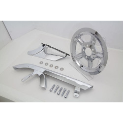 PartzBiz HD VT27-0848 - Chrome Belt Guard and Pulley Cover Kit OE Repl 60402-04 Harley Sportster 04-Up PartzBiz HD VT27-0848 - Chrome Belt Guard and Pulley Cover Kit OE Repl 60402-04 Harley Sportster 04-Up