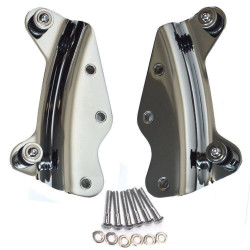 PartzBiz HD EP-DOCK-HD-13-C - Chrome Detachable 4 Point Docking Hardware Kit 09-13 Harley-Davidson Touring Models PartzBiz HD EP-DOCK-HD-13-C - Chrome Detachable 4 Point Docking Hardware Kit 09-13 Harley-Davidson Touring Models