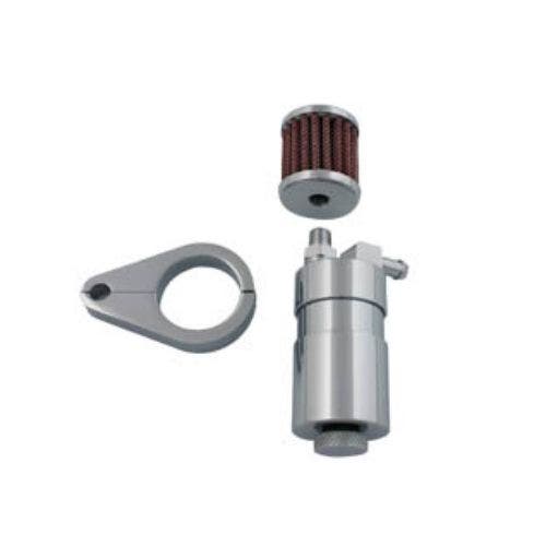PartzBiz HD: 4421268-Chrome Engine Breather Oil Collector จับสามารถ Reservoir Tank Harley 40-0595 Custom Chopper Pan Shovel Head Evo PartzBiz HD: 4421268-Chrome Engine Breather Oil Collector จับสามารถ Reservoir Tank Harley 40-0595 Custom Chopper Pan Shovel Head Evo