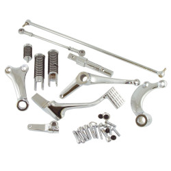 PartzBiz HD MU45815 - Chrome Forward Controls Control Kit w/ Foot Pegs 04-13 Harley Sportster XL OE 33395-04 PartzBiz HD MU45815 - Chrome Forward Controls Control Kit w/ Foot Pegs 04-13 Harley Sportster XL OE 33395-04