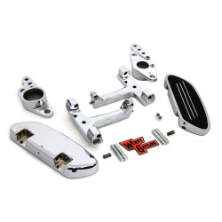 PartzBiz HD VT51-0867 - ชุดที่วางเท้าผู้โดยสารมินิ Chrome พร้อมสวิงอาร์ม Mount Harley Touring 82-06 PartzBiz HD VT51-0867 - ชุดที่วางเท้าผู้โดยสารมินิ Chrome พร้อมสวิงอาร์ม Mount Harley Touring 82-06