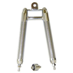 PartzBiz HD MU89000 - Chrome Plated Finned Billet Vertical Oil Cooler Harley Davison Big Twin 89000 PartzBiz HD MU89000 - Chrome Plated Finned Billet Vertical Oil Cooler Harley Davison Big Twin 89000