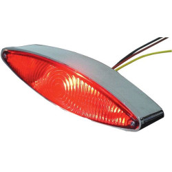 PartzBiz HD MU11221 - ชุดไฟท้าย Cateye ของ Chrome Slim ไฟท้ายตาแมวสำหรับ Harley หรือไฟท้ายแบบกำหนดเอง PartzBiz HD MU11221 - ชุดไฟท้าย Cateye ของ Chrome Slim ไฟท้ายตาแมวสำหรับ Harley หรือไฟท้ายแบบกำหนดเอง