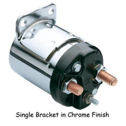 PartzBiz HD MU17760 - Chrome Starter Solenoid Parts Harley Shovelhead 65-88 Replaces OE # 71743-77A