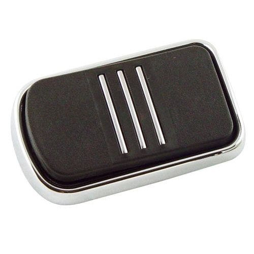 PartzBiz HD: 4421158-Chrome Streamliner Style Brake Pedal Pad Harley Touring 1980-Later 42712-04