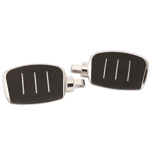 PartzBiz HD: 4421160-Chrome Streamliner Styled 4" Adjustable Mini Floor Board Set Harley Models PartzBiz HD: 4421160-Chrome Streamliner Styled 4" Adjustable Mini Floor Board Set Harley Models