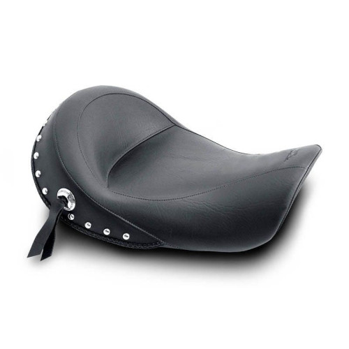 PartzBiz HD: 4421163-ที่นั่งมัสแตง Chrome Studded Driver Solo Seat สำหรับ Harley Dyna Models 06-17 | 76106 PartzBiz HD: 4421163-ที่นั่งมัสแตง Chrome Studded Driver Solo Seat สำหรับ Harley Dyna Models 06-17 | 76106