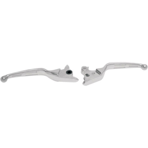 PartzBiz HD: 4421136-Drag Chrome Slotted Wide Hand Levers Brake Clutch Harley 08-13 Touring | 0610-0220 PartzBiz HD: 4421136-Drag Chrome Slotted Wide Hand Levers Brake Clutch Harley 08-13 Touring | 0610-0220