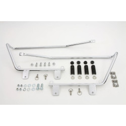 PartzBiz HD VT49-2678 - Chrome Wyatt Gatling Saddlebag Brackets and Stud Kit Harley Softail 84-17 PartzBiz HD VT49-2678 - Chrome Wyatt Gatling Saddlebag Brackets and Stud Kit Harley Softail 84-17