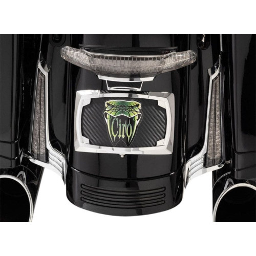 PartzBiz HD: 4421116-Ciro 40045 ไฟ LED สีแดงแผงฟิลเลอร์สำเนียง Chrome Harley Touring FLH/R 14-Up PartzBiz HD: 4421116-Ciro 40045 ไฟ LED สีแดงแผงฟิลเลอร์สำเนียง Chrome Harley Touring FLH/R 14-Up