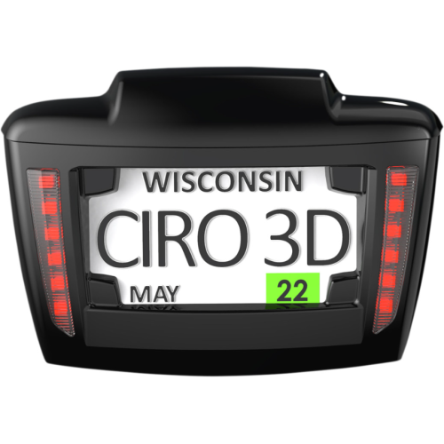 PartzBiz HD: 4421128-Ciro 40082 LED License Plate Frame Plug-N-Play Harley Tri Glide FLHTCUTG 09-Up PartzBiz HD: 4421128-Ciro 40082 LED License Plate Frame Plug-N-Play Harley Tri Glide FLHTCUTG 09-Up