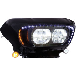 PartzBiz HD DS20402210 - Ciro 45103 Road Blade Light Strip Fairing LED Plug-Play Harley Road Glide 15-Up PartzBiz HD DS20402210 - Ciro 45103 Road Blade Light Strip Fairing LED Plug-Play Harley Road Glide 15-Up
