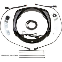 PartzBiz HD DS20402762 - Ciro 45205 Fang LED ไฟหน้า Accent Bezel Chrome Harley Batwing Touring 14-Up PartzBiz HD DS20402762 - Ciro 45205 Fang LED ไฟหน้า Accent Bezel Chrome Harley Batwing Touring 14-Up