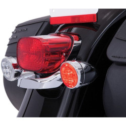 PartzBiz HD DS20402207 - Ciro 45501 Fang ไฟเลี้ยว LED แทรก Chrome Red Harley Touring 00-Up PartzBiz HD DS20402207 - Ciro 45501 Fang ไฟเลี้ยว LED แทรก Chrome Red Harley Touring 00-Up